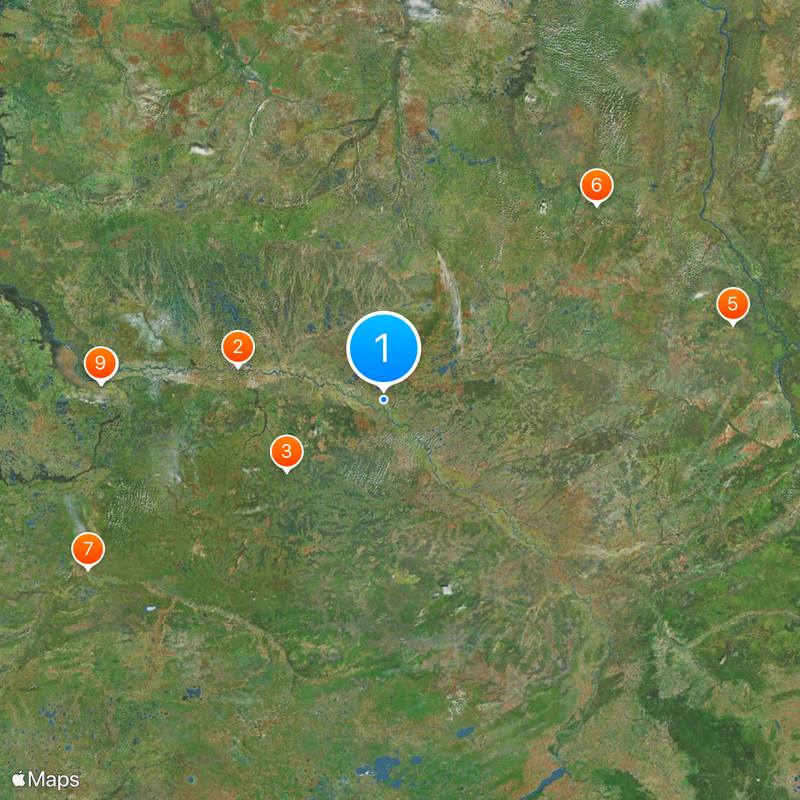 Strezhevoy Map