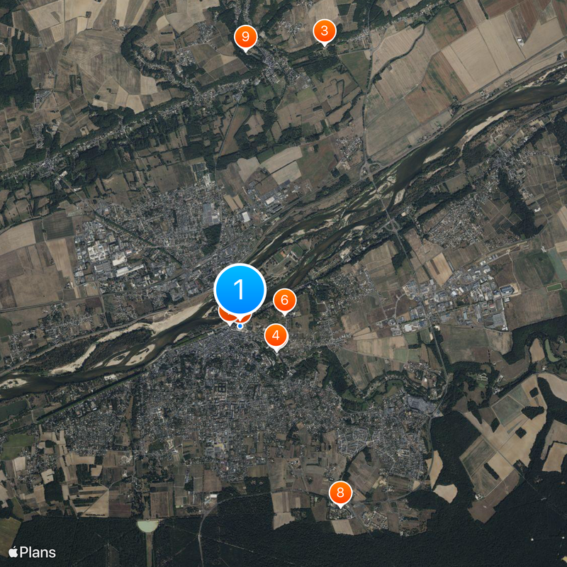 Château d'Amboise Carte