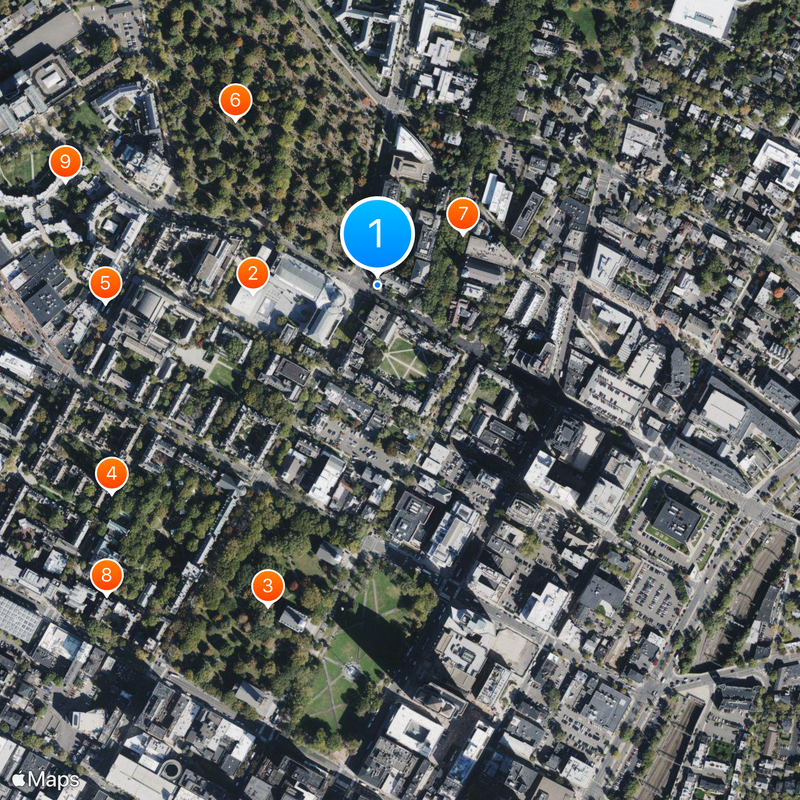 Yale College Map