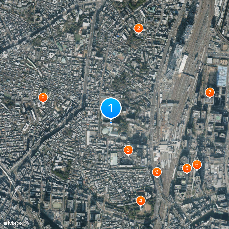 Grand Prince Hotel Shin Takanawa Map
