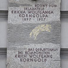 Pamětní deska Ericha Wolfganga Korngolda