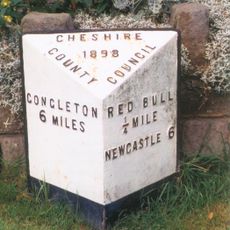 Milepost, between Red Bull & Hall Green