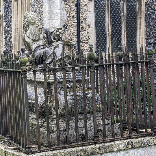 Monument To Reverend Anthony Wingfield 3 Metres South Of Chancel Of Church