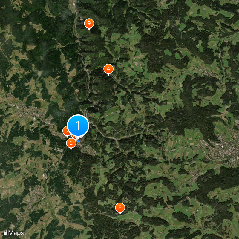 Triberg im Schwarzwald Map
