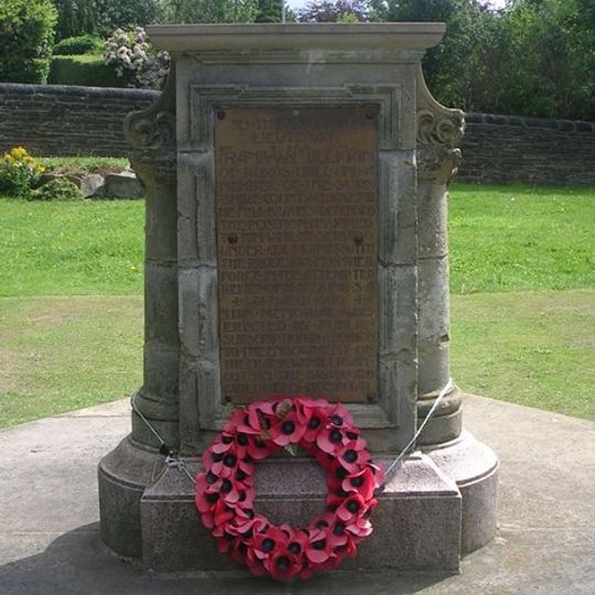 Lt F. W. Milligan Memorial, Low Moor, Bradford