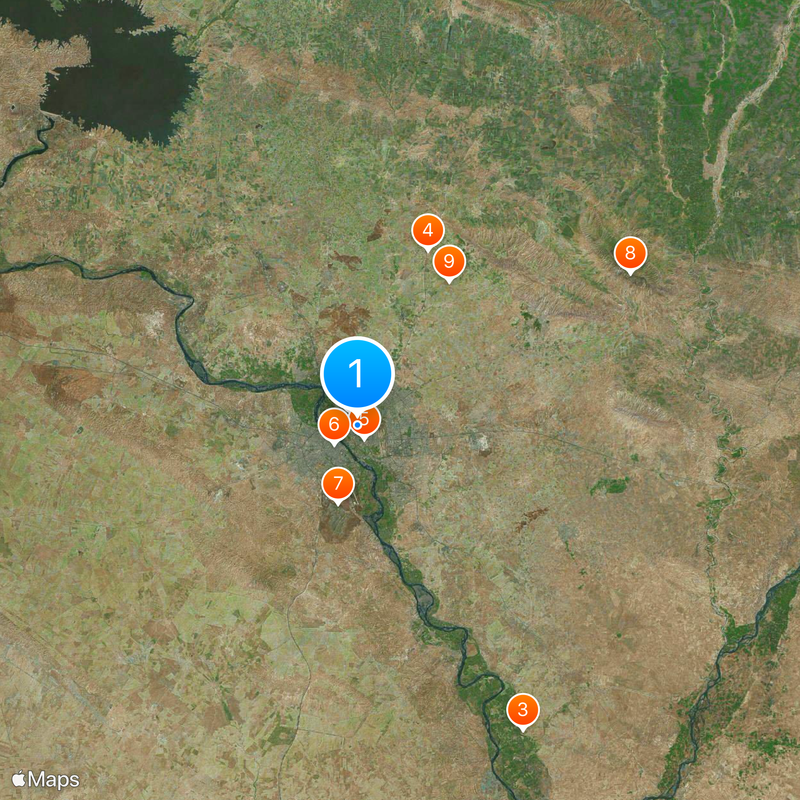 Library of Ashurbanipal Map