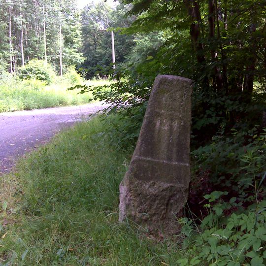 Sächsisch-Preußischer Grenzstein: Pilar Nr. 124