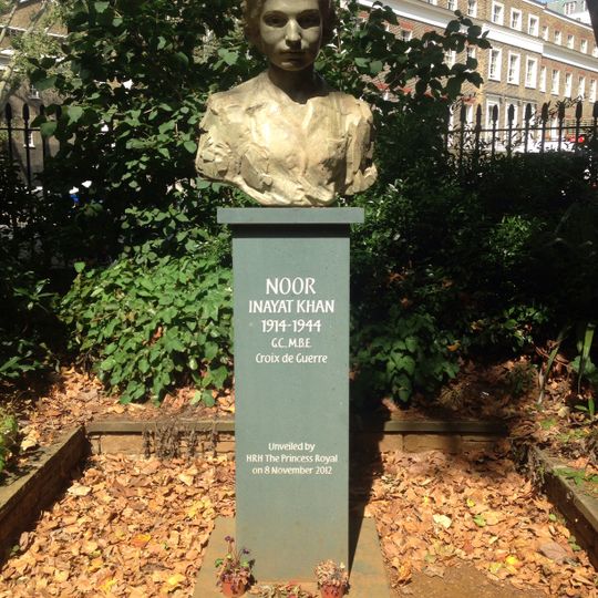 Bust of Noor Inayat Khan