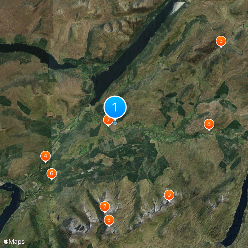Commando Memorial Mapa