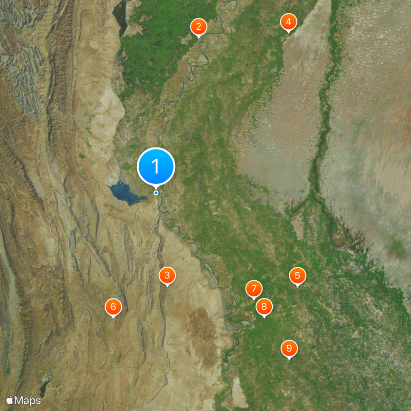 Shrine of Lal Shahbaz Qalandar Map