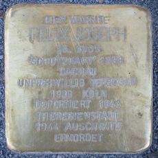 Stolperstein en memoria de Felix Joseph