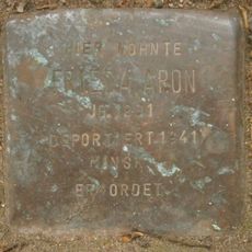 Stolperstein dedicated to Frieda Aron