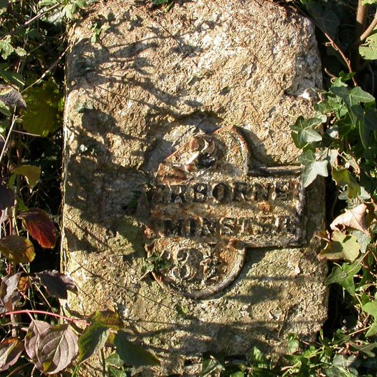 Milestone, Sherborne, 50M E of Court House dairy Farm
