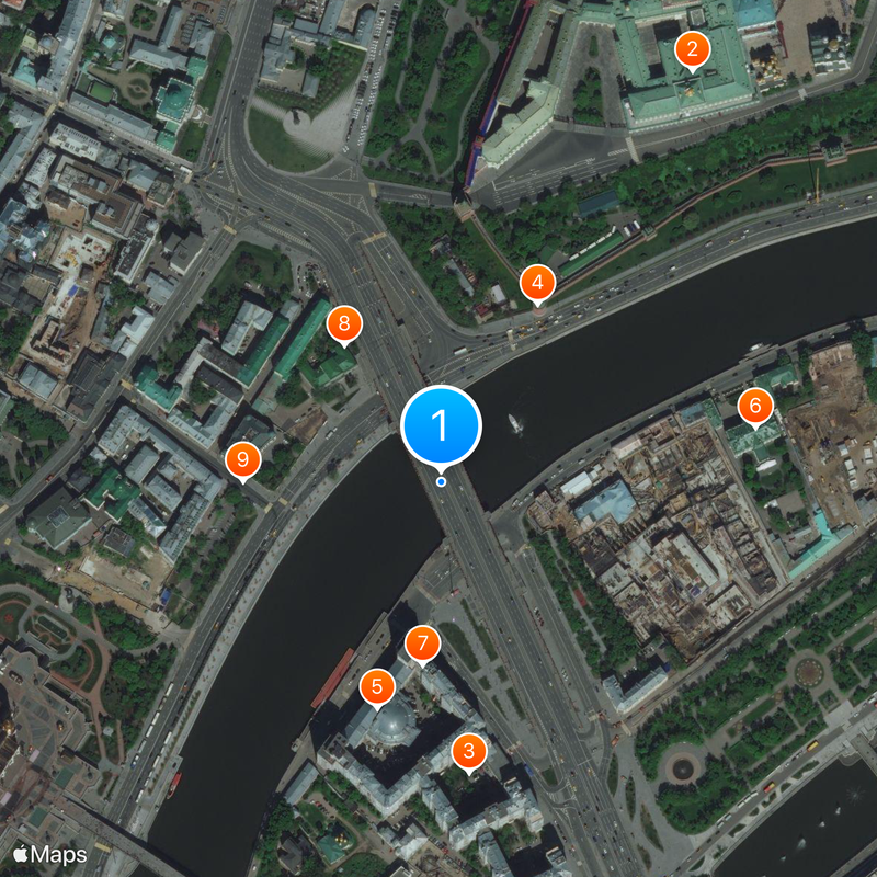 Bolshoy Kamenny Bridge Map