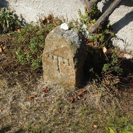 Hraniční kámen v Andělské Hoře