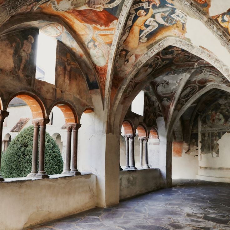  Claustro da catedral de Bressanone