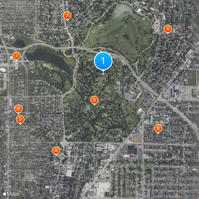 Forest Lawn Cemetery Map