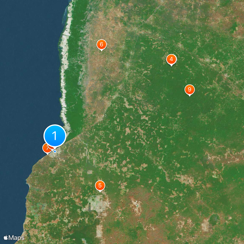 San Francisco de Campeche Map