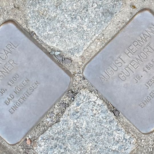Stolperstein à la mémoire de Friedrich Carl Gössner