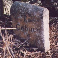 Milestone, just S of Gallaber road end