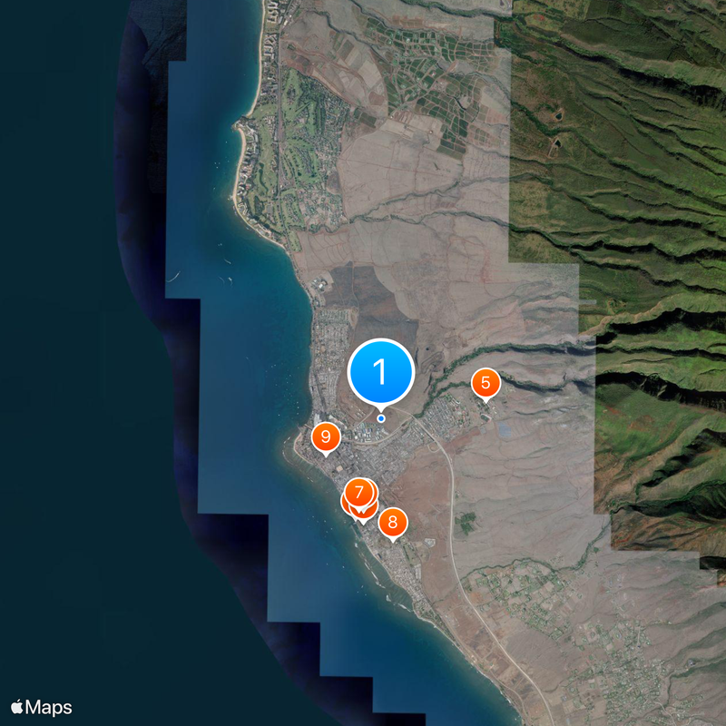 Lahaina Map
