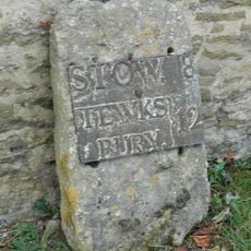 Milestone, By Gable Of Pike Cottage, Stumps Cross