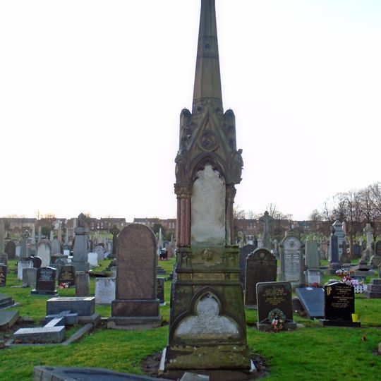Eleanora And William Gillespie Obelisk At Toxteth Park Cemetery