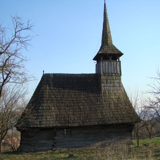 Wooden church in Muncel, Cluj