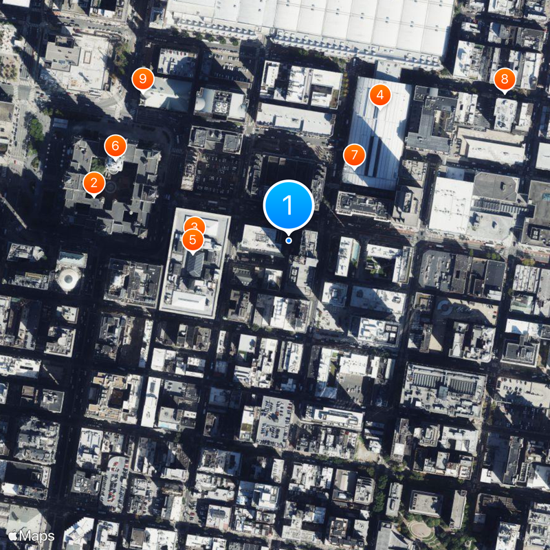 Loews Philadelphia Hotel Mapa