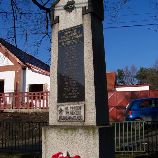 World War I memorial in Všeradice