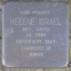 Stolperstein dedicated to Helene Israel