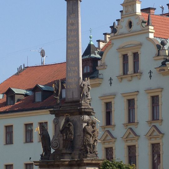 Holy Trinity column in Loket