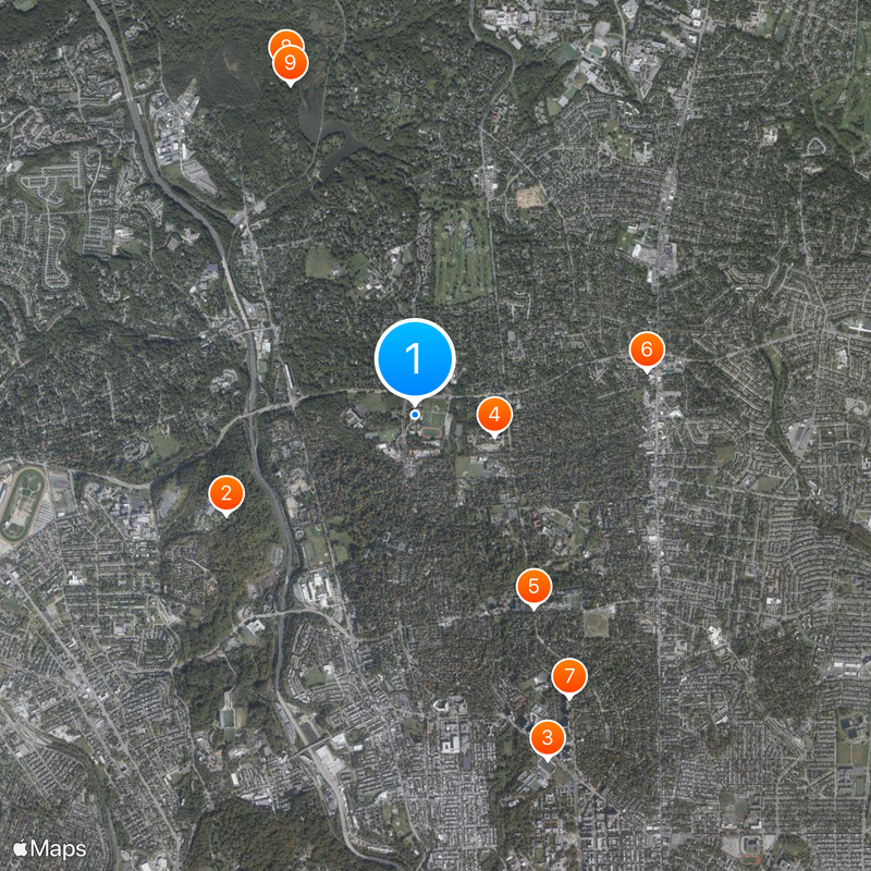 Gilman School Map