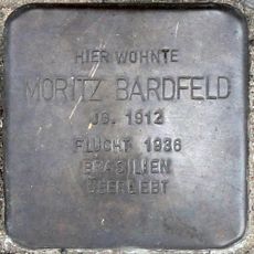Stolperstein em memória de Moritz Bardfeld