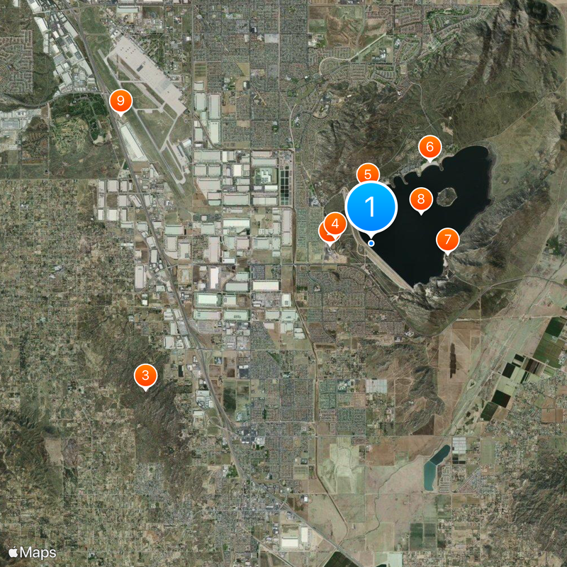 Lake Perris Map