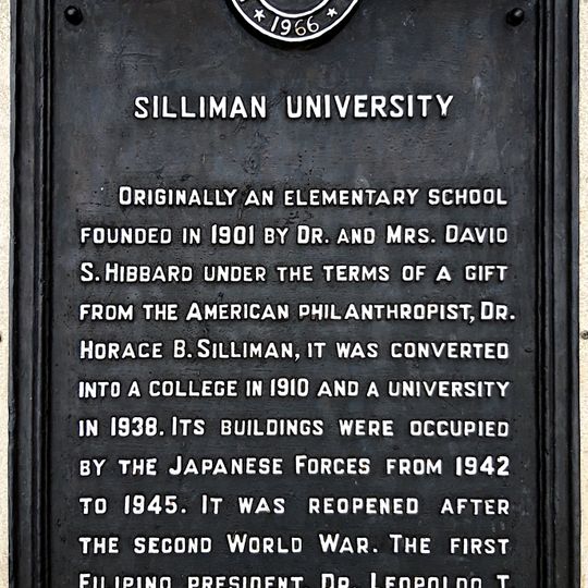 Silliman University historical marker