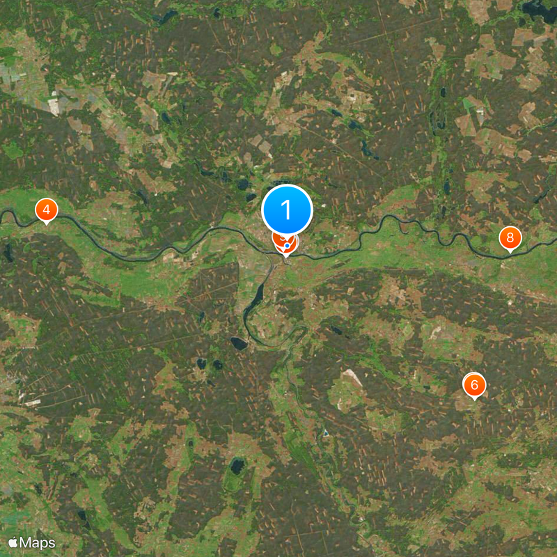 Krosno Odrzańskie Mappa