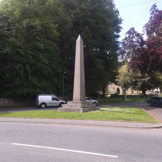 Memorial Obelisk At Junction Of Norton Lane