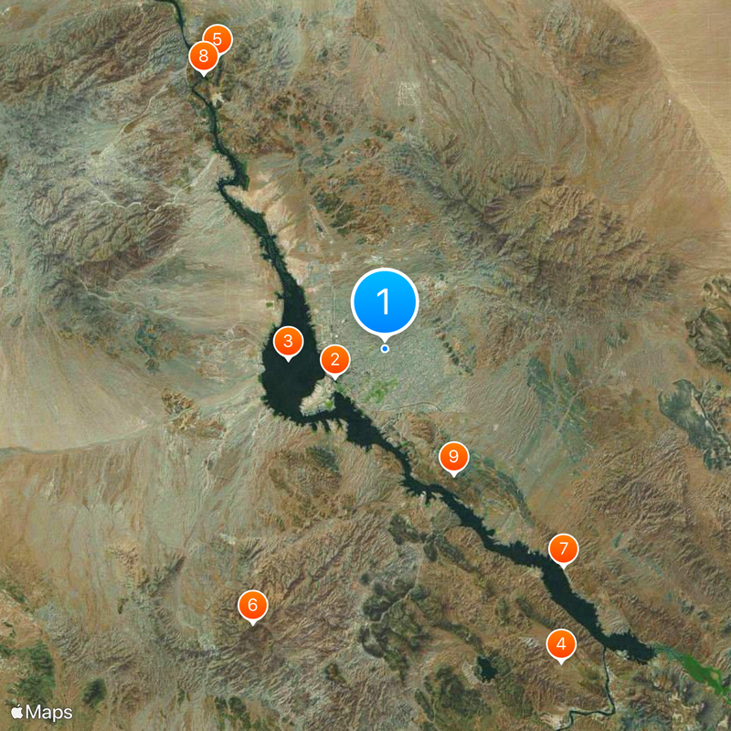 Lake Havasu City Carte