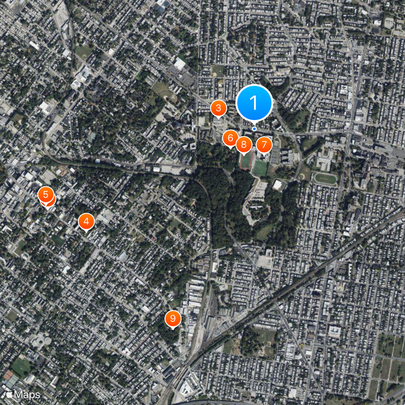 La Salle University Mappa