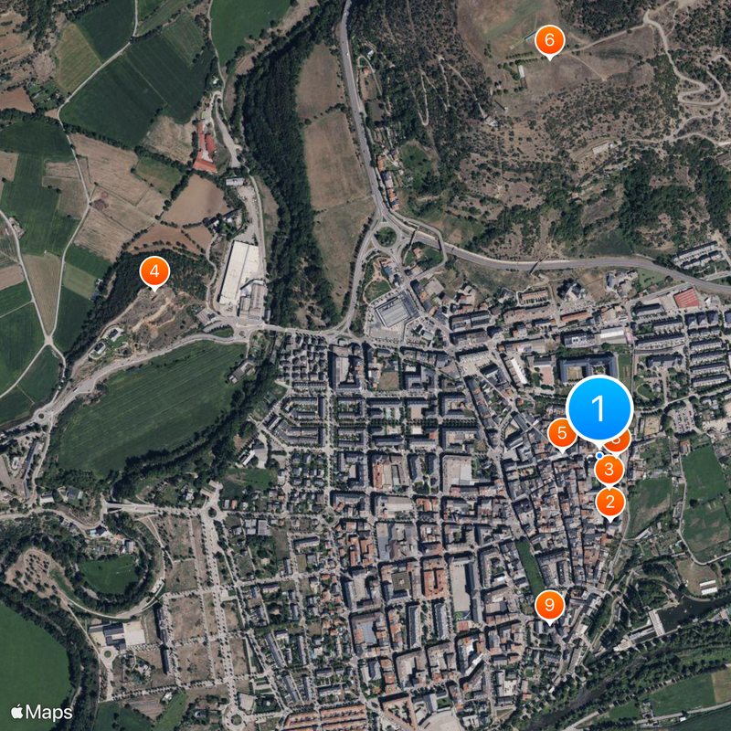Roman Catholic Diocese of Urgell Map