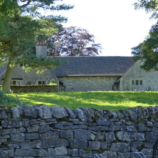 Staff quarters and outbuilding at Tissington Hall