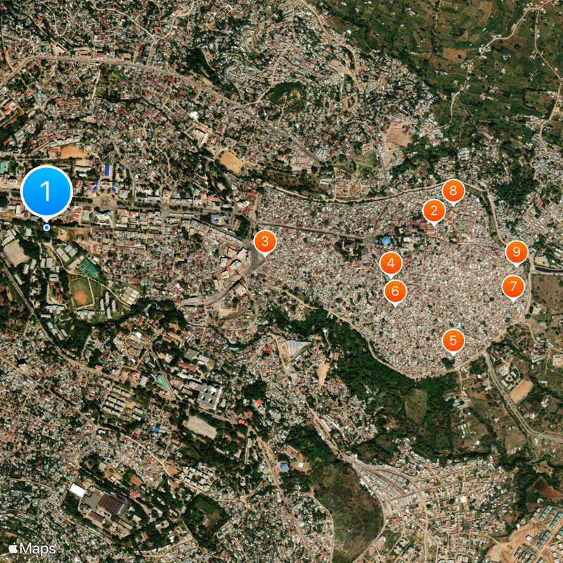 Regione di Harar Mappa