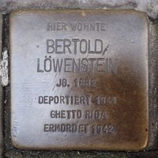 Stolperstein à la mémoire de Bertold Löwenstein