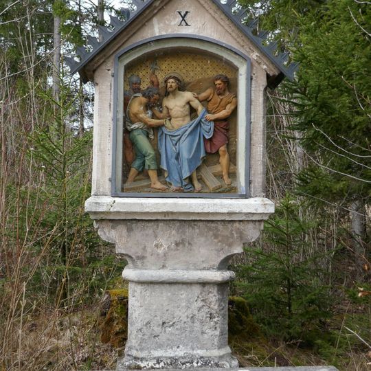 Kreuzwegstation Burg in Wielenbach