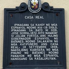 Casa Real historical marker