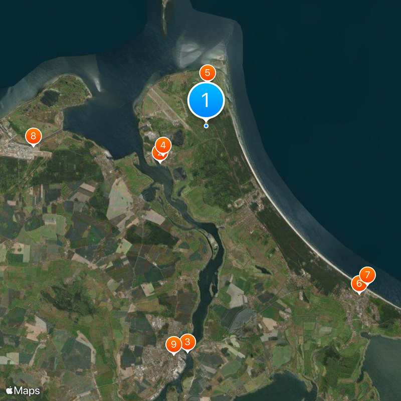 Centre de recherche de Peenemünde Carte