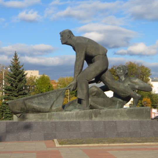 Скульптурная композиция «Знаменосцы»