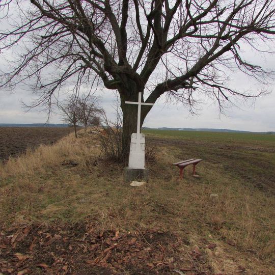 Kříž západně od Červené Řečice u cesty do Rovné