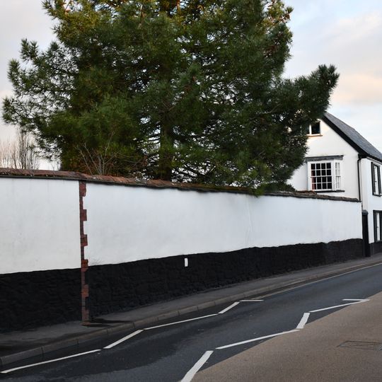 North Garden Wall of No 2